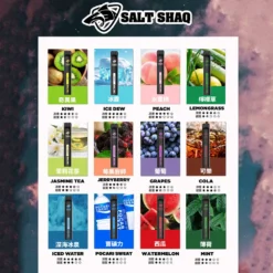 SALT SHAQ鯊克小黑條一次性電子煙 7000口